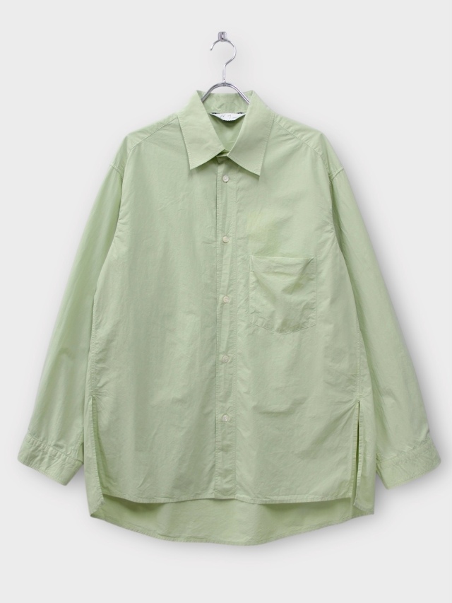 ANCELLM SHRINK OVER SHIRT GRAYMINT 2026SS 通販ページ octavia