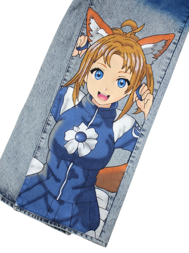 doublet ANIME HAND-PAINTING DENIM PANTS BLUE 通販ページ