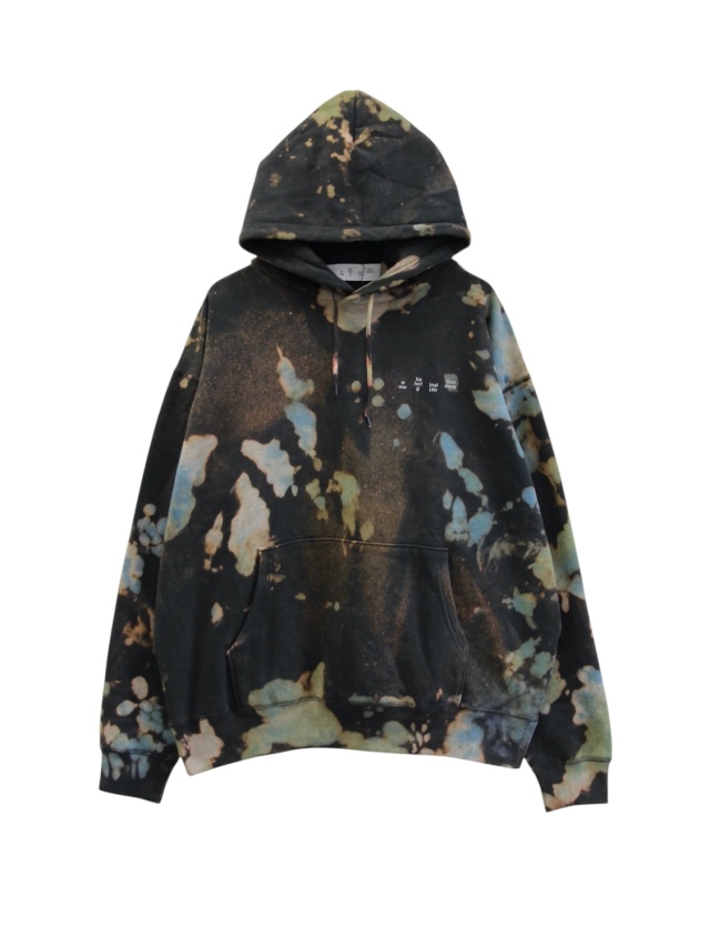 bal LOGO TIE DYE HOODIE by YUKIDYE BLACK 2025AW