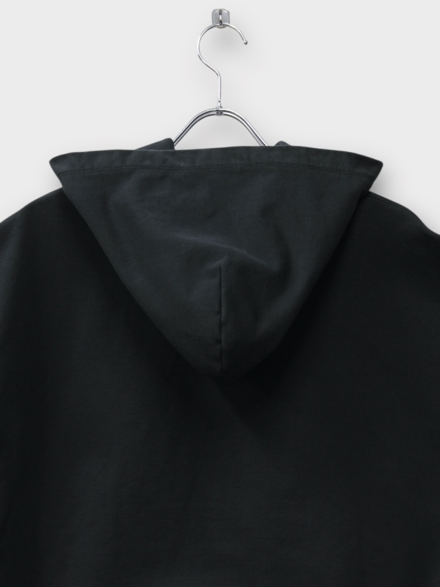 KANEMASA PHIL. 36G FINE SWEAT ZIP HOODIE BLACK DYE 2026SS 通販