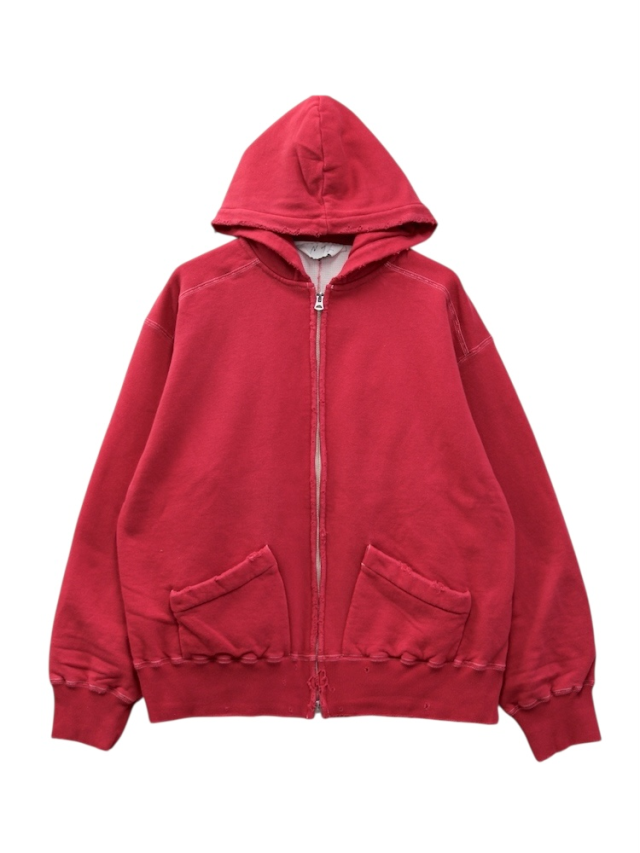 ANCELLM 2025aw ZIP UP HOODIE RED サイズ1 ANCELLM ZIP UP HOODIE RED 2025AW 通販ページ octavia