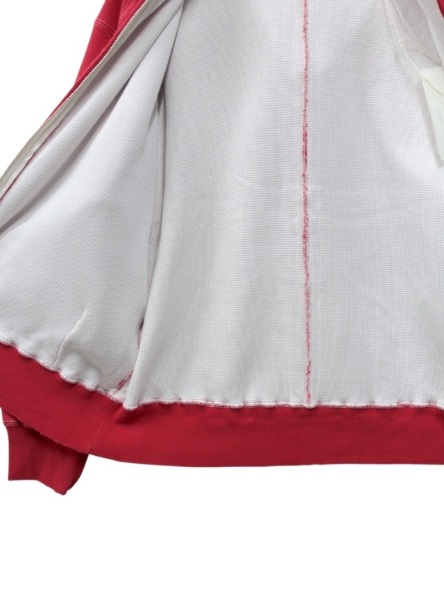 ANCELLM ZIP UP HOODIE RED 2025AW 通販ページ octavia