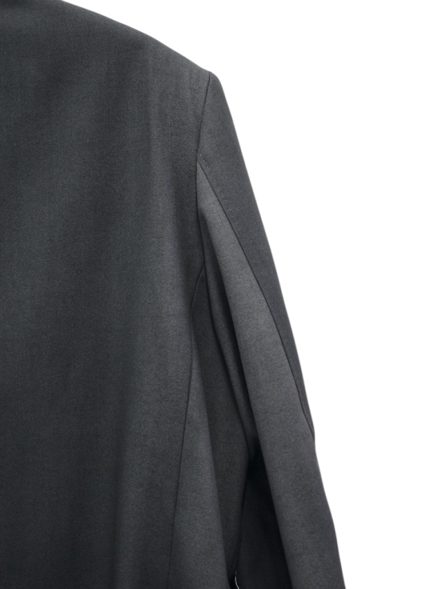 美品　24SS Doublet CUT-OFF TAILORED JACKET 24SS】doublet CUT-OFF OVERSIZED TAILORED JACKET (BLACK