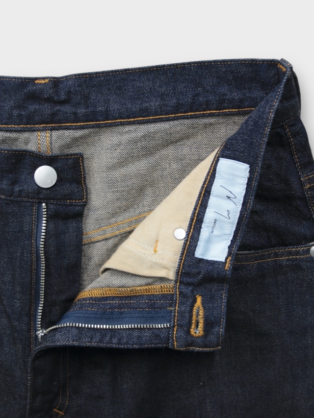 ANCELLM #01 SELVEDGE MIDTAPERED 5P DENIM PANTS OW INDIGO 2026SS