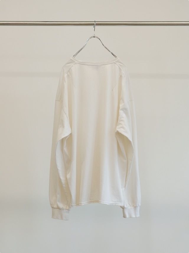 ANCELLM LOGO LS T-SHIRT WHITE 通販ページ octavia[オクタヴィア]