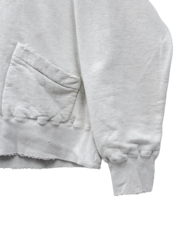 ANCELLM ZIP UP HOODIE HEATHER WHITE 2025AW 通販ページ octavia