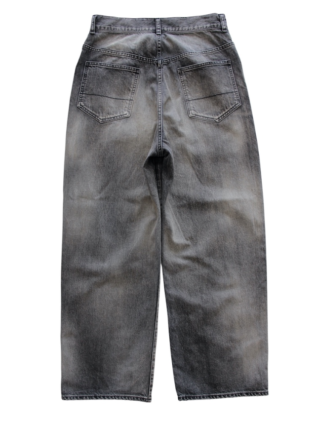 パンツ ANCELLM #01 AGING01 ANC-PT93-A BLACK anc-pt93-a) / ANCELLM (アンセルム) / #01 AGING01（エイジングデニム