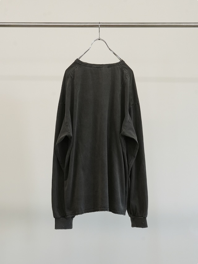 トップス ANCELLM / THERMAL LS T-SHIRT BLACK ANCELLM - CHAIN KNIT HI-NECK LS T-SHIRT/BLACK | NapsNote