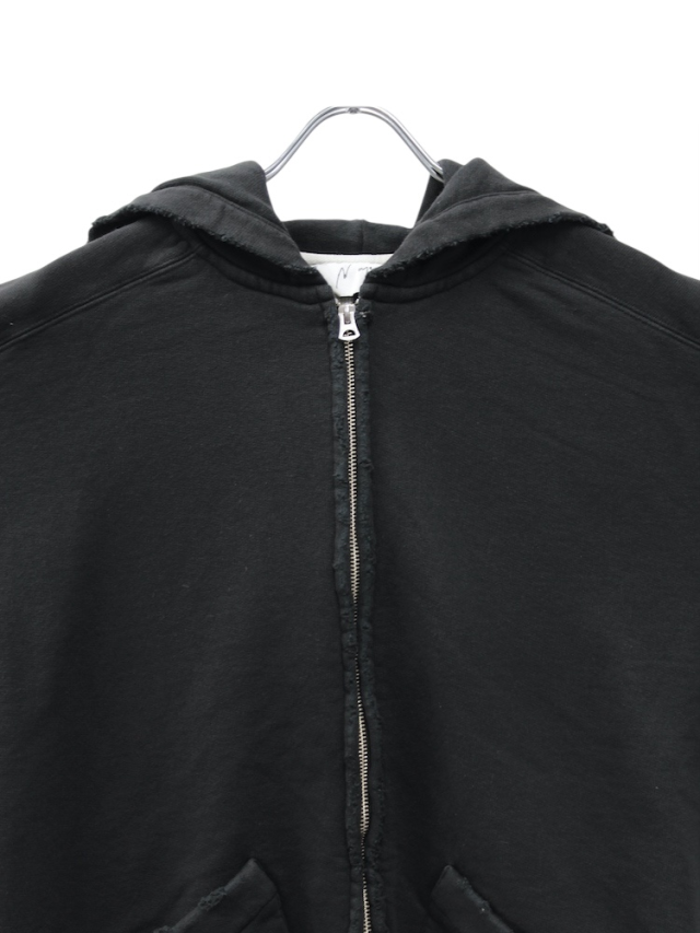 ANCELLM ZIP UP HOODIE BLACK 2025AW 通販ページ octavia