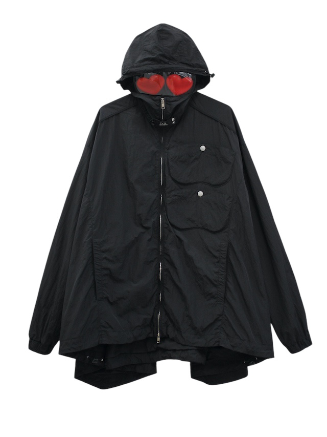 doublet EMOJI GOGGLE MOUNTAIN PARKA BLACK