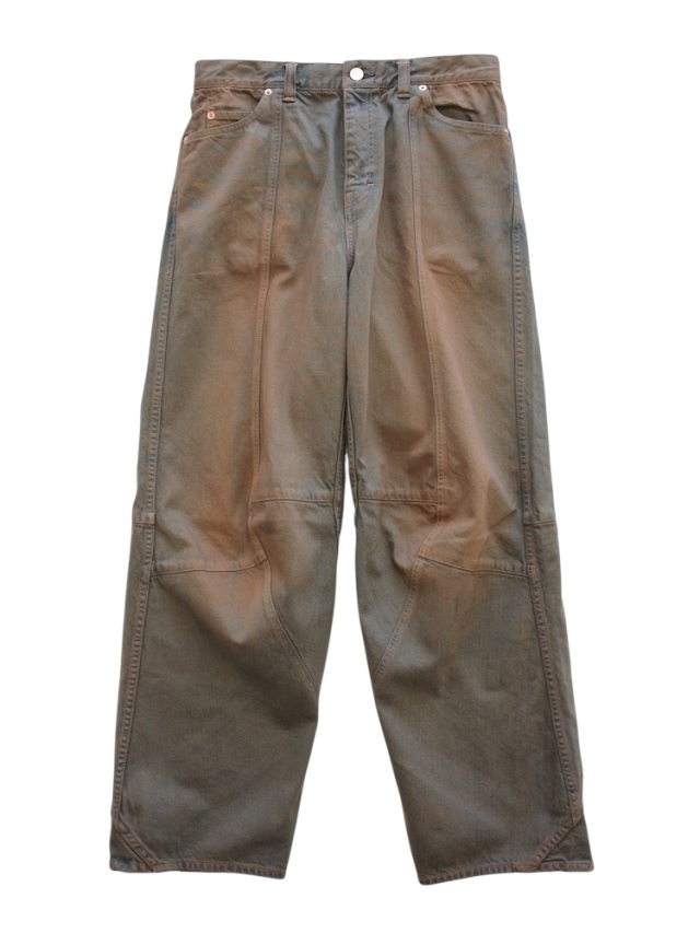 JieDa SWITCHING BAGGY DENIM PANTS INDIGO 2025AW