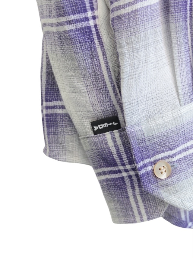 JIEDA OMBRE CHECK SHIRT PURPLE 通販 商品ページ octavia[オクタヴィア]