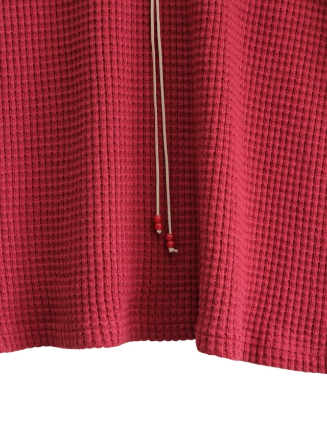 ancellm HEAVY WAFFLE OVER LS(RED)サイズ2 HEAVY WAFFLE OVER LS(RED) – ANCELLM