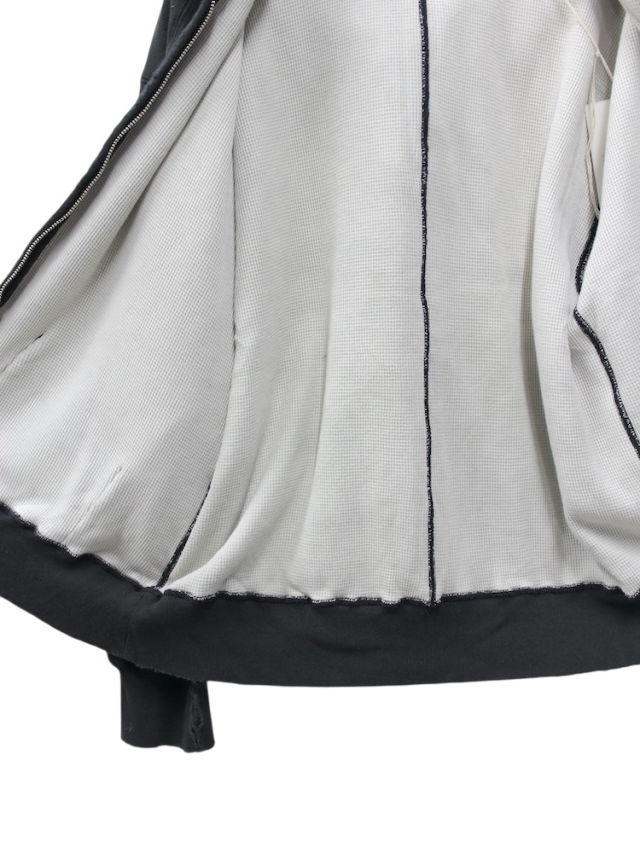 ANCELLM ZIP UP HOODIE BLACK 2025AW 通販ページ octavia[オクタヴィア]