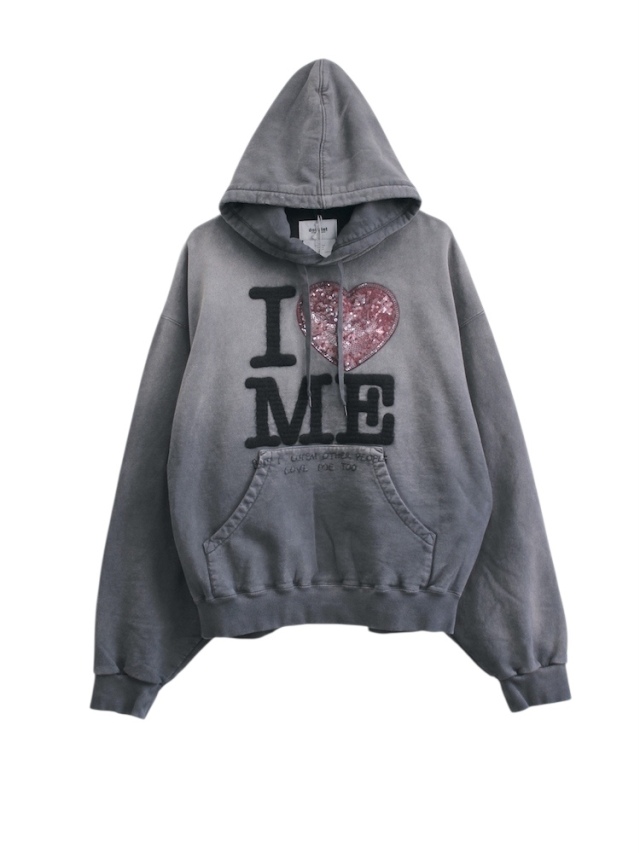 doublet GRIP-LOVE HOODIE BLACK 2025AW