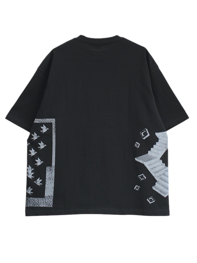 elephant TRIBAL fabrics Normal Graphic T BLACK 通販 商品