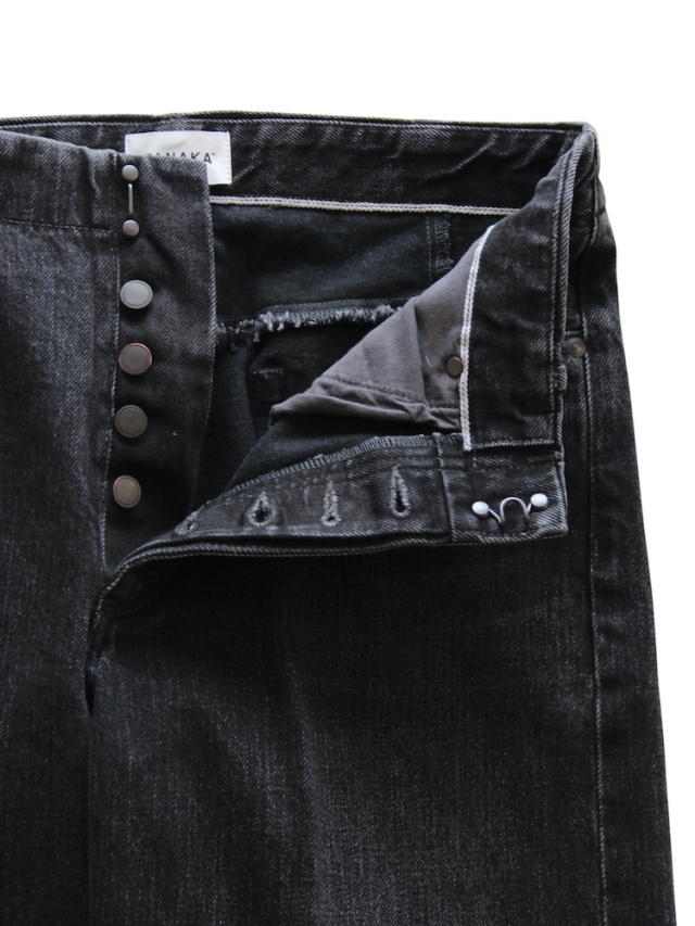 TANAKA THE JEAN TROUSERS BLACK 通販ページ octavia[オクタヴィア]