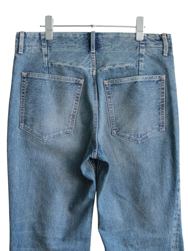 TANAKA FLARE JEAN TROUSERS GREEN BLUE 通販ページ octavia