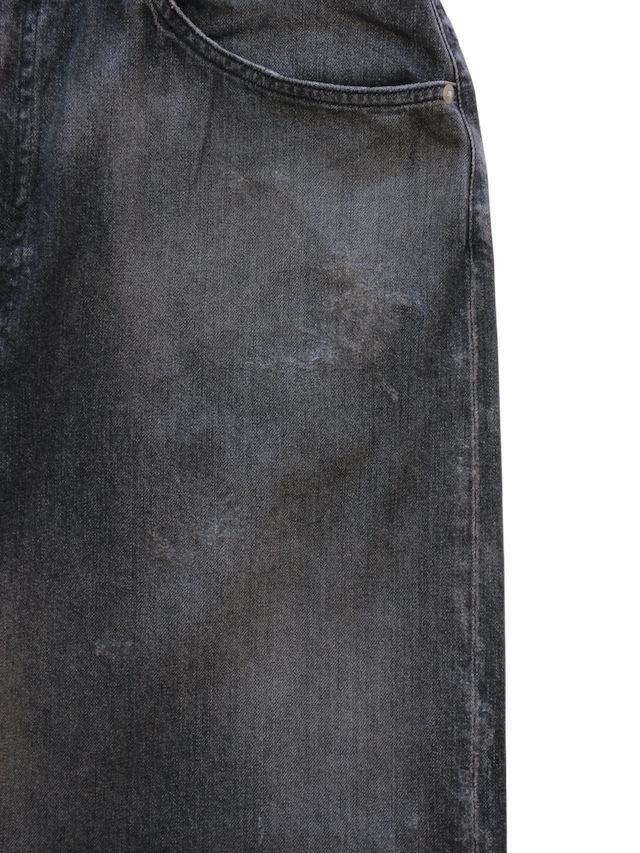 ANCELLM TAPERED 5P DENIM PANTS BLACK 通販ページ octavia