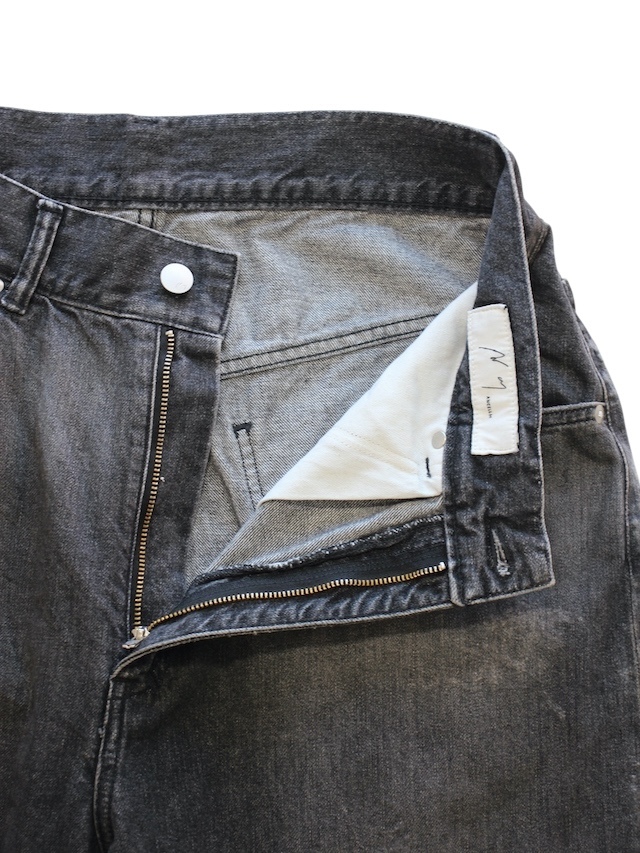 ANCELLM TAPERED 5P DENIM PANTS BLACK 通販ページ octavia