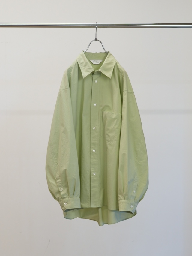 ANCELLM SHRINK OVER SHIRT GRAYMINT 2026SS