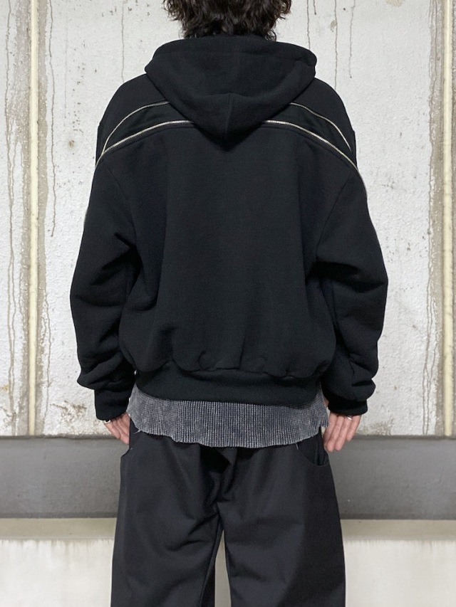 ROTOL FOAMORA SWEAT ZIP HOODIE BLACK 通販ページ octavia[オクタヴィア]
