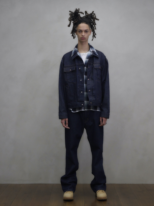 US2535] UNUSED WIDE DENIM JACKET INDIGO 通販ページ octavia