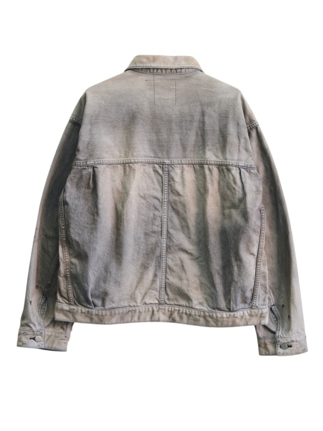 ANCELLM AGING DENIM JACKET BLACK 2025AW 通販ページ octavia