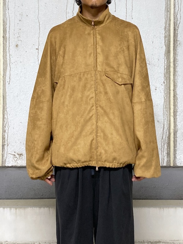 ANCELLM VEAGAN SUEDE KIMONO BLOUSON BROWN 2025AW 通販ページ