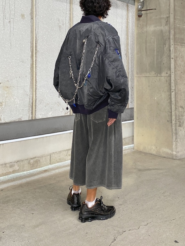 doublet KEY CHAIN DECORATED BOMBER JACKET GREY 通販商品ページ