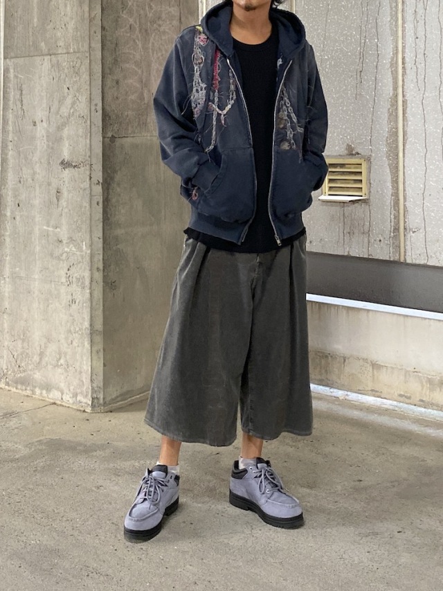 doublet EMBROIDERED CHAIN ZIP-UP HOODIE GREY 通販商品ページ