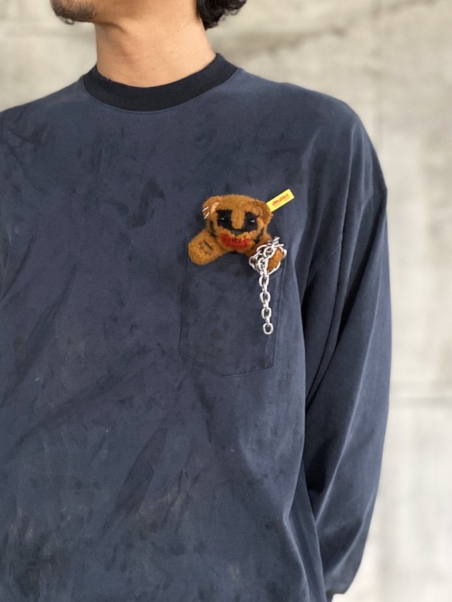 【オーダー】ぬい服　君がトクベツ　AlphaライブDon'tWorry‼︎ doublet LONG SLEEVE T-SHIRT WITH VILLAIN BEAR BLACK 通販