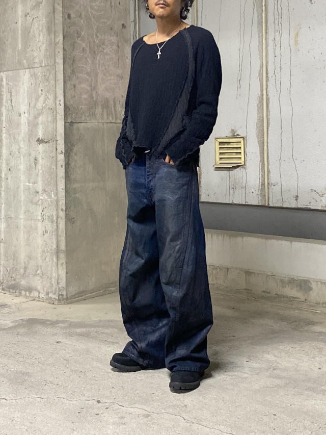 NVRFRGT PANELED LONG SLEEVE T-SHIRT BLACK 通販 商品ページ