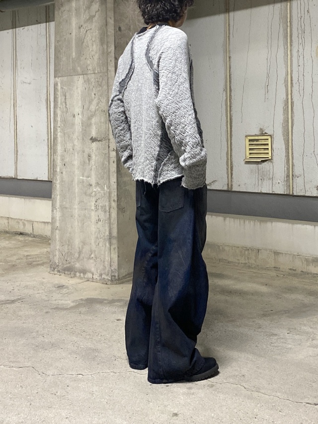 NVRFRGT PANELED LONG SLEEVE T-SHIRT LIGHT GREY 通販 商品ページ