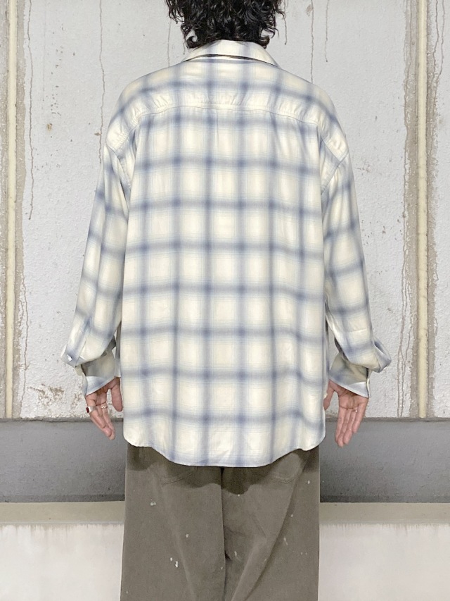 50s SKIPPER レーヨンシャツ 白 rayon 50s SKIPPER レーヨンシャツ 白