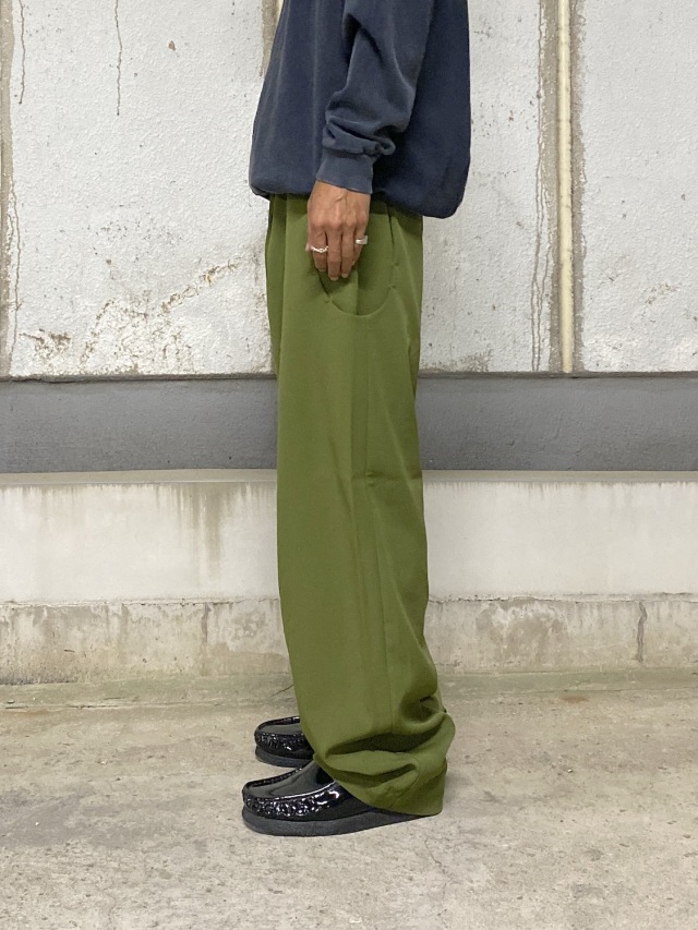 bal STRAIGHT LEG STRECH CURV POCKET PANT OLIVE 通販商品
