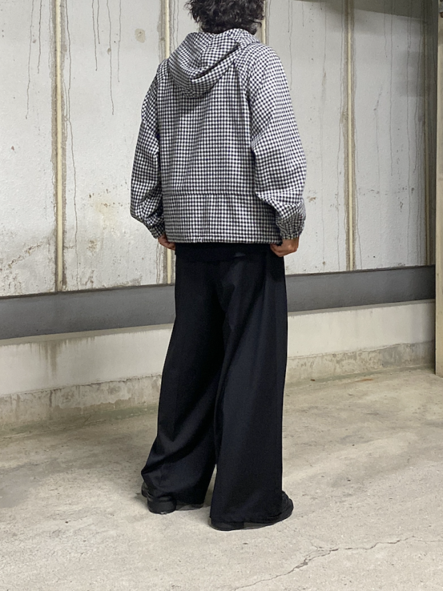 JIEDA CHECK PULLOVER PARKA WHITE/BLACK 通販 商品ページ