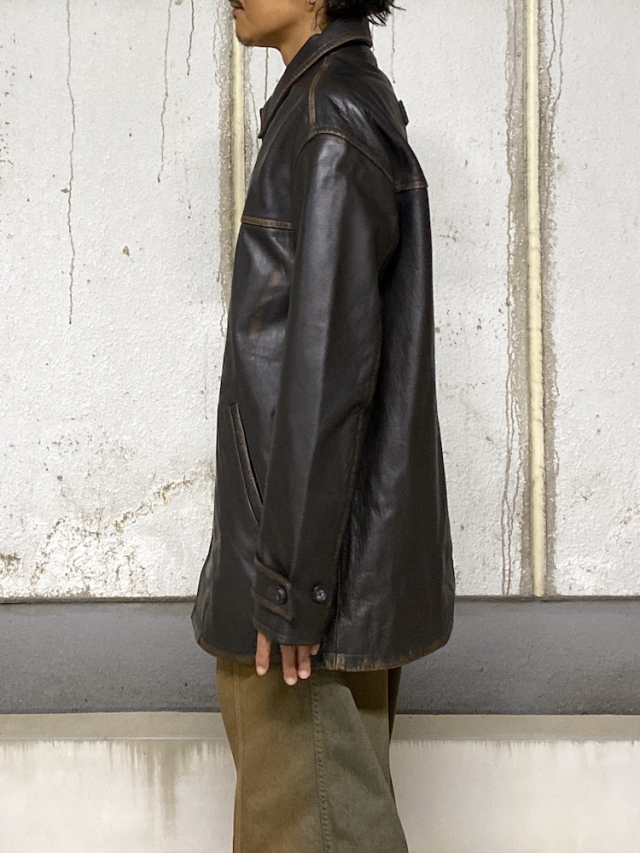 JIEDA LEATHER CAR COAT BLACK 通販 商品ページ octavia