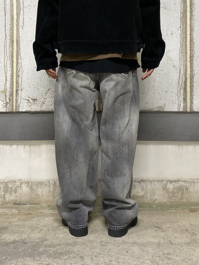 パンツ ANCELLM #01 AGING01 ANC-PT93-A BLACK 01 AGING01 | ANCELLM(アンセルム) / パンツ デニムパンツ (メンズ)の