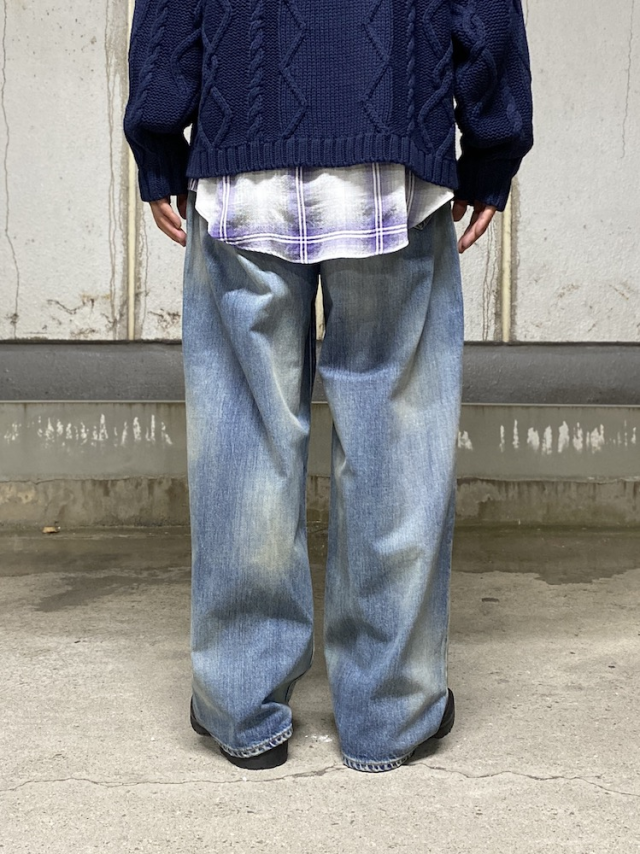 パンツ 25aw ANCELLM #04 AGING01 INDIGO 1 04 AGING01(INDIGO) – ANCELLM