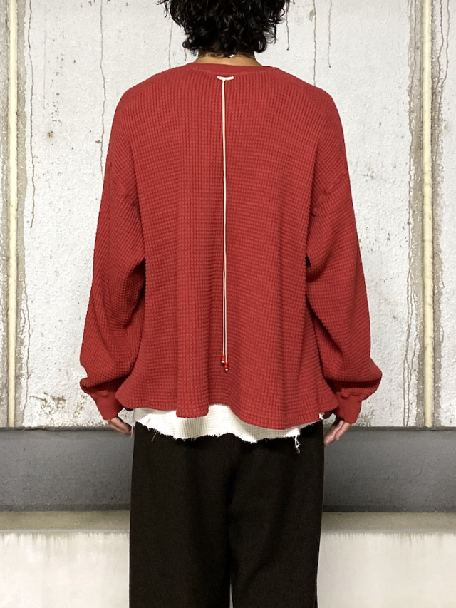 ANCELLM アンセルム　HEAVY WAFFLE OVER LS 25AW ANCELLM/アンセルム/HEAVY WAFFLE OVER LS | GARDEN（ガーデン