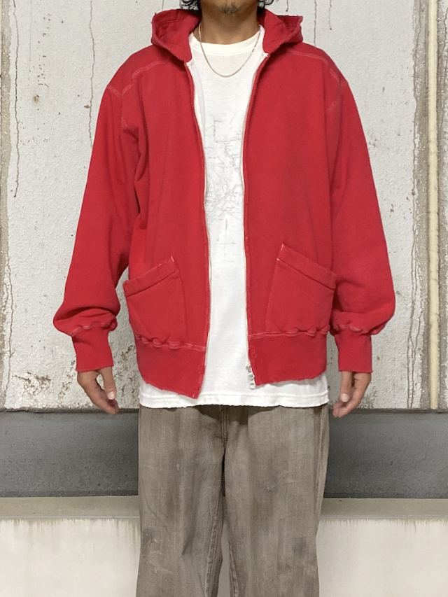 ANCELLM ZIP UP HOODIE RED 2025AW 通販ページ octavia