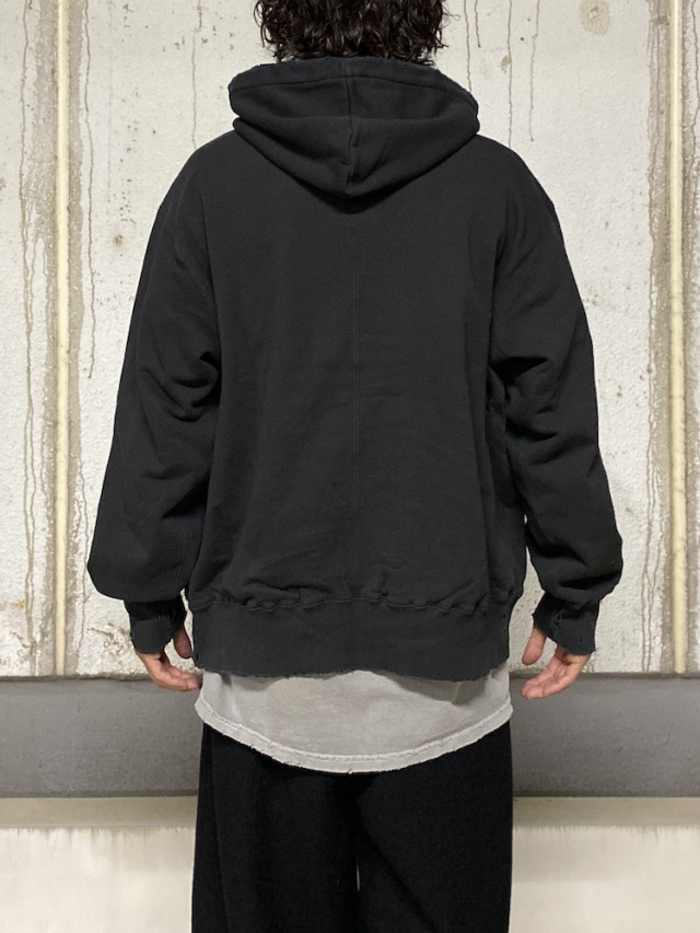 ANCELLM／ZIP-UP HOODIE　Black ANCELLM ZIP UP HOODIE BLACK 2025AW 通販ページ octavia