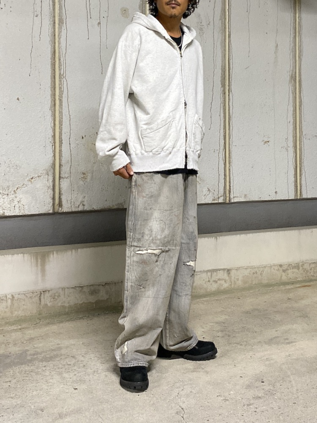 ANCELLM ZIP UP HOODIE HEATHER WHITE 2025AW 通販ページ octavia