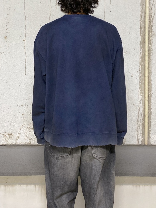 ANCELLM BRIDGE SWEAT SHIRT NAVY 2025AW 通販ページ octavia