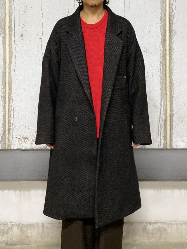 ジャケット・アウター 25aw ANCELLM SEMI-DOUBLE CHESTER COAT 2025AW】 ANCELLM (アンセルム) 