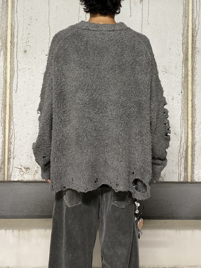doublet RIBCAGE KNIT PULLOVER GREY 通販ページ octavia