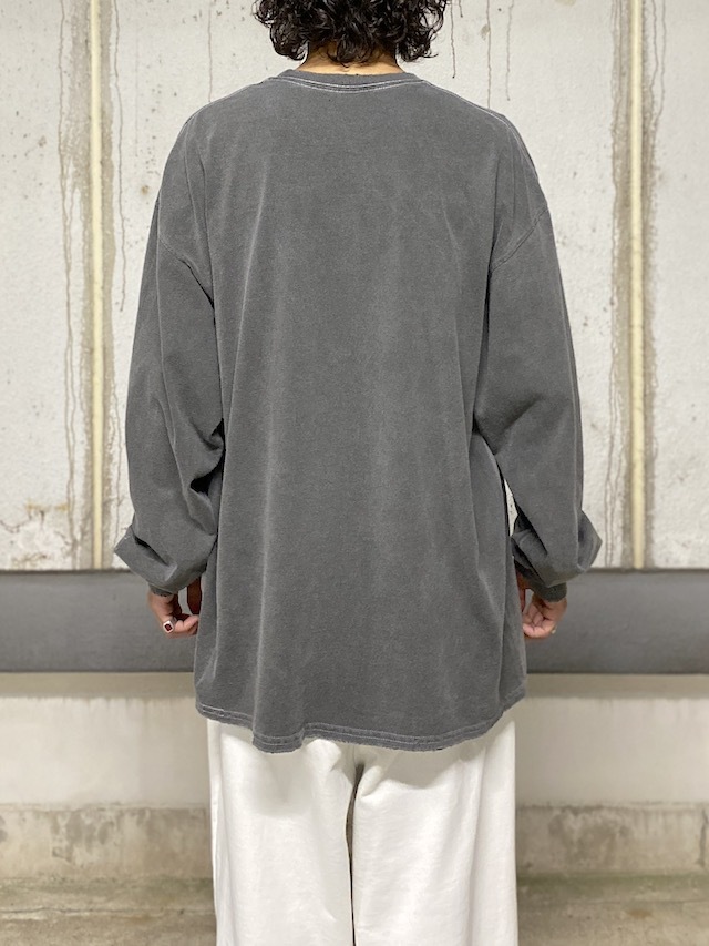 ANCELLM LOGO LS T-SHIRT BLACK 通販ページ octavia[オクタヴィア]
