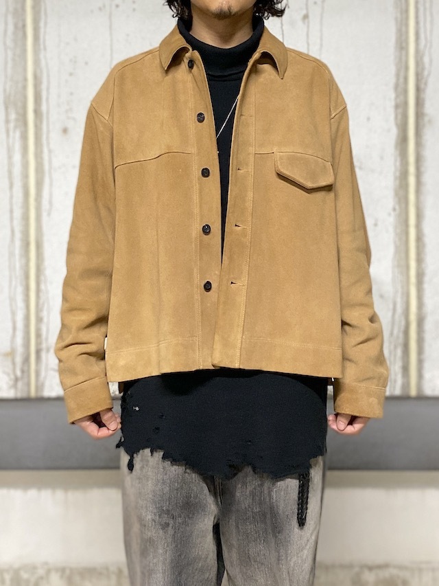 ANCELLM SUEDE SHORT SHIRT JACKET アンセルム SUEDE SHORT SHIRT JACKET - ANCELLM – C THE C