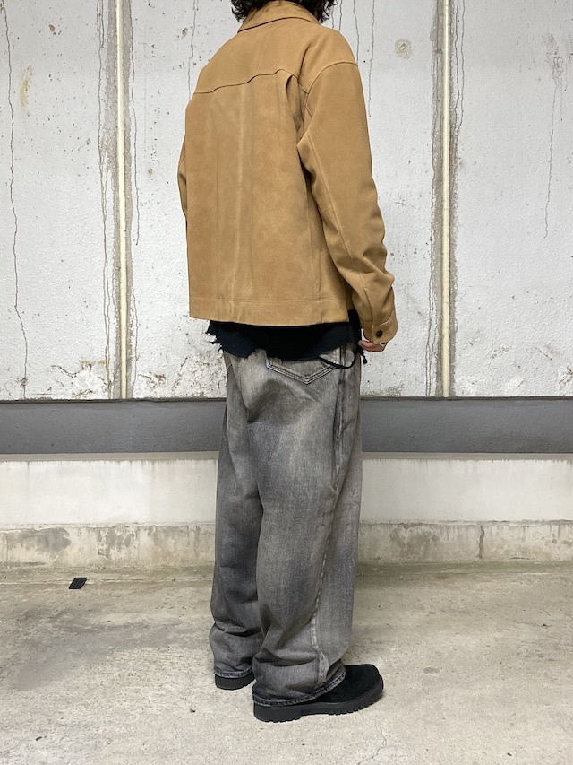 ANCELLM AGING WIDE 5P DENIM PANTS BLACK 通販ページ octavia